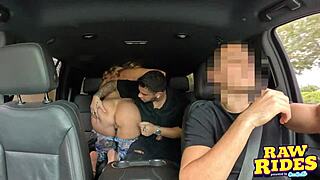 hey pawg aussie milf, you squirting from backseat fuck during that wild ride share?