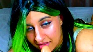 Teasing Slut's Dirty JOI Simulated Blowjob Ends in Explosive Cum Countdown