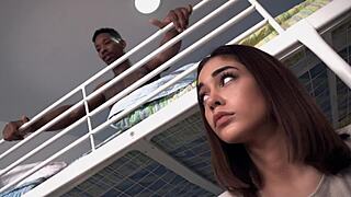 Pervert Businessman Pounds Young Hostel Roommate Barbara Bieber