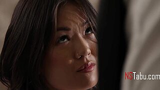 petite asian office slut finally fucks her boss in every rough fantasy scene