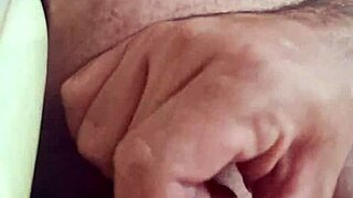 Close-up easter flashing builds to explosive orgasm