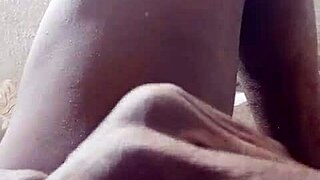 African stud pounds juicy ass in solo anal frenzy