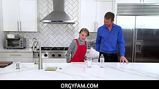 Dakota Burns craves deepthroat orgy relief from Dick Swardson