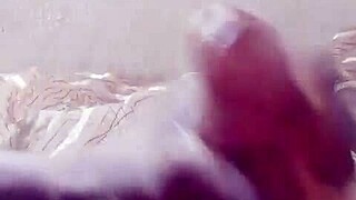 African stud pounds juicy ass in solo anal frenzy