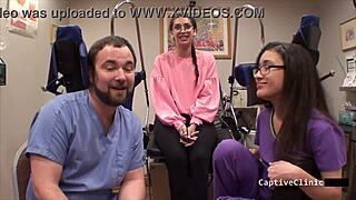 Tsayyyy dominates Kitty Catherine in backstage fetish play