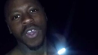 privately flashing NATURAL TITS on warm night