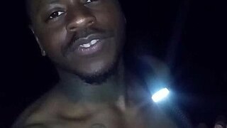 privately flashing NATURAL TITS on warm night