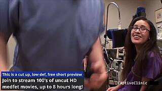 Tsayyyy dominates Kitty Catherine in backstage fetish play