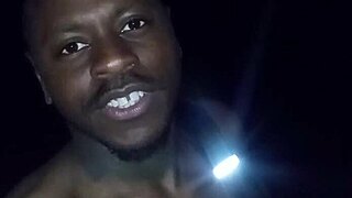 privately flashing NATURAL TITS on warm night