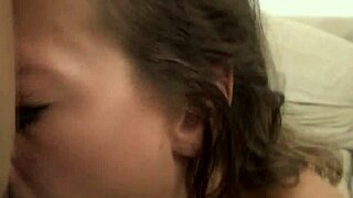 girlfriend teases with slow pov cock suck