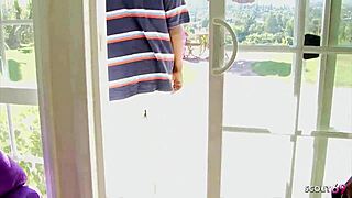 Tall Ebony With Saggy Tits And Hairy Pussy Tricked Into Monster Cock Taboo Ride Home Alone