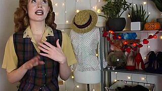 glamorous redhead cumming hard on black vibe damn