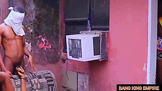 Tight Ebony Amateur Pussy and Asshole Stretched POV by Horny Neighbors