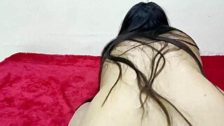 Asian teen 18+ teases with dirty talk before deepthroat and creampie