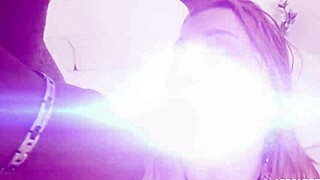 russian young blonde endures rough black double anal deepthroat cum swallow