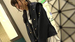 japanese cute new actress leaks creampie juices slowly