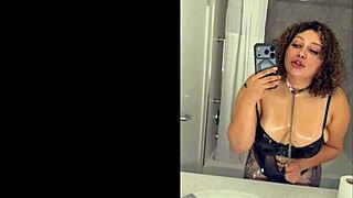 oiled fat latina ass shakes seductively solo