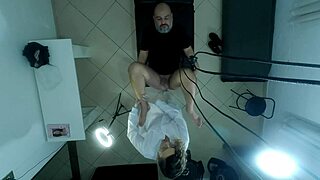 horny patient at urologist fingers asshole ends in broken assplay strapon