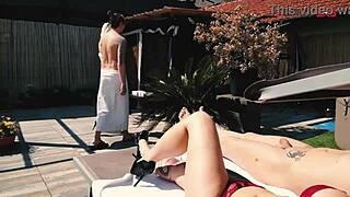 first swinger club thrill: public blowjob and sex