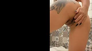 mira fingers her curvy asian milf pussy to intense solo orgasm in bedroom bliss