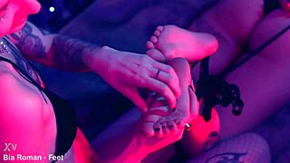 tiny feet beg for worship in teasing tickle domination