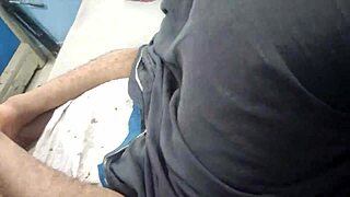 Young Wife's First Anal Slammed Deep at Home with Hubby's Monster Cock