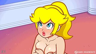 peach fucks rosalina's futa pussy hard
