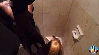 Can layla red handle that massive black cock in the steamy shower hardcore session?