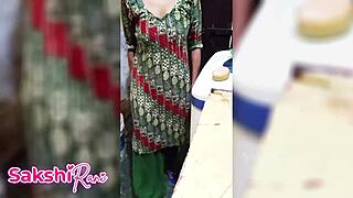crazy skinny teen sakshi showers naked tight tits reveal