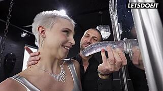 Chantilly Gapes Raunchy Anal on Massive Italian Cock