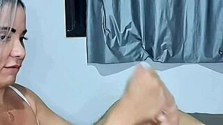sexy latina milf gets big cock creampie after tantric massage tease