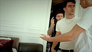 boyfriend and friends surprised me with unexpected tight pussy double penetration