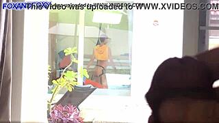 I Jerk Off Spying Neighbors' Hot Lesbian Cum on Ass Fuck!