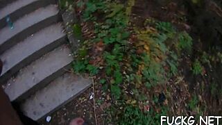 Naive teen gets group pounded on hidden cam