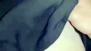 Amoosinas blasts cum on white ass in airport toilet after doggystyle pounding