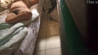 Voyeur Spies Chubby Stepmom's Secret Bedroom Curves Exposed