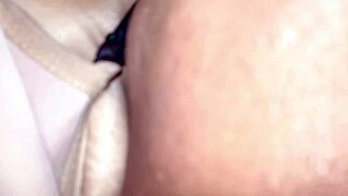 stepsister's small tits sucked before rough bedroom pounding