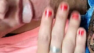 Random slut deepthroats and guzzles cowboy's monster cock cumshot