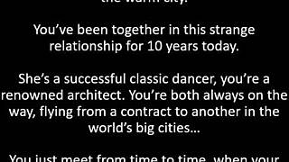 a classy french brunette in leather gives public rooftop blowjob