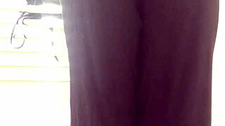Farting wildly cute teen blasts in tight yoga pants during stretch!