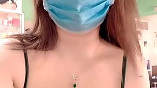 sexy big tits em yên nhi gets haircut tease