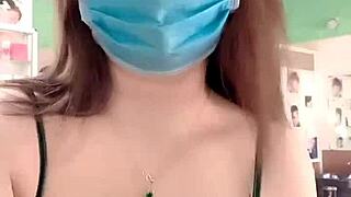 sexy big tits em yên nhi gets haircut tease