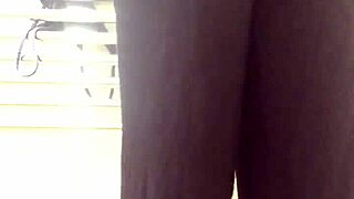 Farting wildly cute teen blasts in tight yoga pants during stretch!