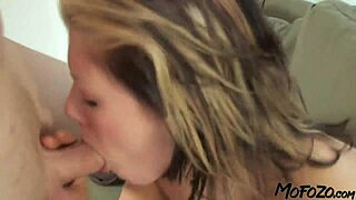 Horny Amateur Bent Over for Rough Wet Doggystyle Deepthroat Pounding on Mofozo