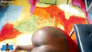 skinny tattooed ebony stuck tight then pounded by monster black cock