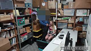 Petite teen uniform caught by old cop for hardcore pounding.