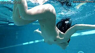 Jessica Lincoln pink bikini pool tease horny fuck?