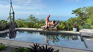 Real public outdoor sex multiple angles dripping facial finish