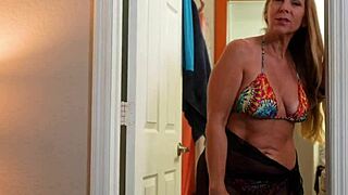 i got so horny from her bikini on vacation she helped me cum
