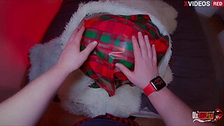 Mature woman's huge ass unpacked for monster cock anal creampie and gaping